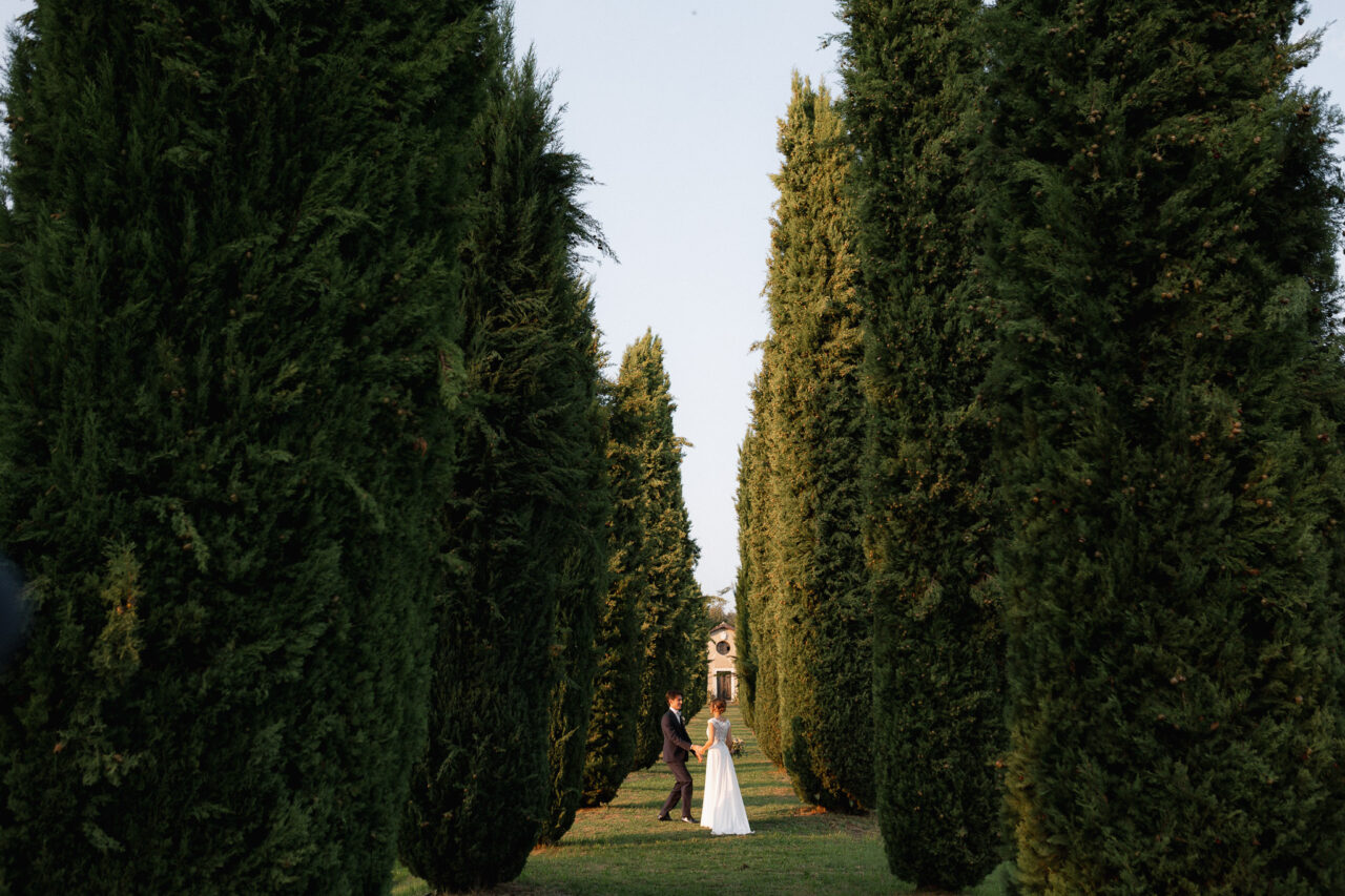 matrimonio villa monte rossa foto di coppia ambientale esterno evento